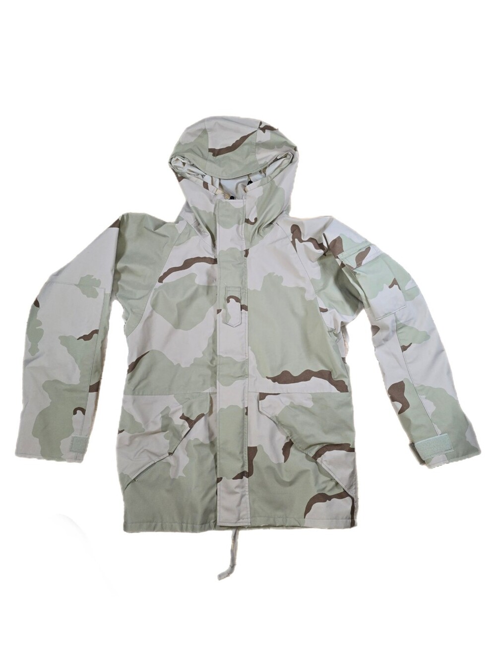 Vintage US Military Gore-Tex Cold Weather Parka Jacket Desert Camo Sz Small Reg